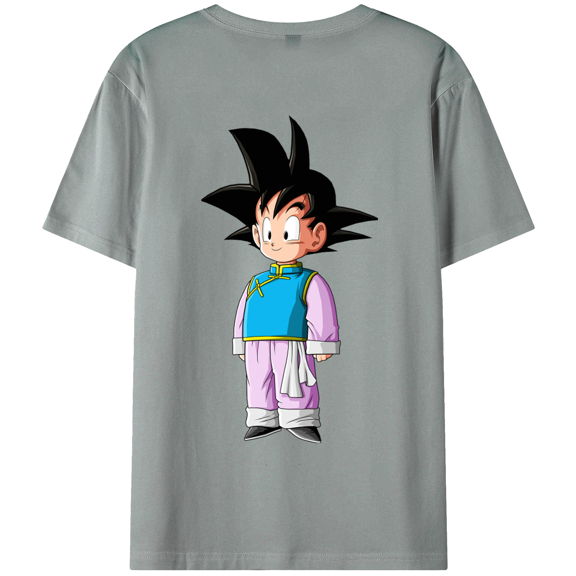 （画像用） ドラゴンボール 孫悟空（そん ごくう）Son Goku カカロット DRAGON BALL Kakarotto 綿100％ メンズ半袖Tシャツ（バックプリント） 通気性